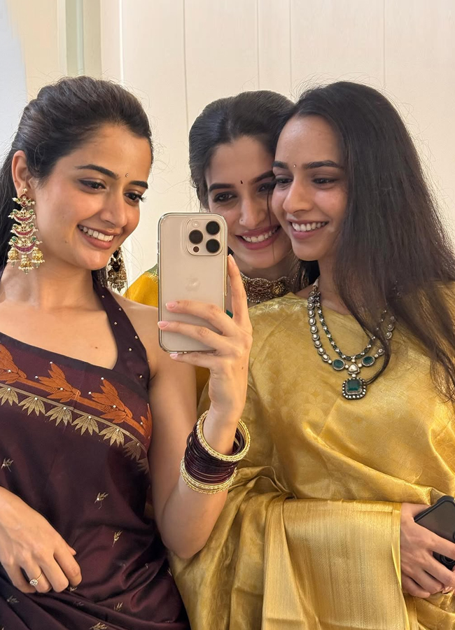 Ashika Ranganath in saree photos8