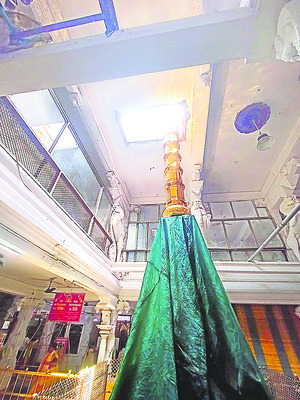 సత్యదేవుని కల్యాణానికి చురుగ్గా ఏర్పాట్లు3