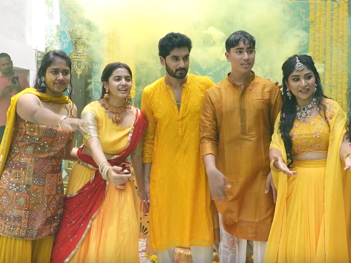 TV Actors Manjula Nirupam Son Dhoti Haldi Ceremony Photos12