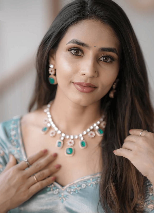 Actress Sapthami Gowda Looking Gorgeous In Lehenga Photos5