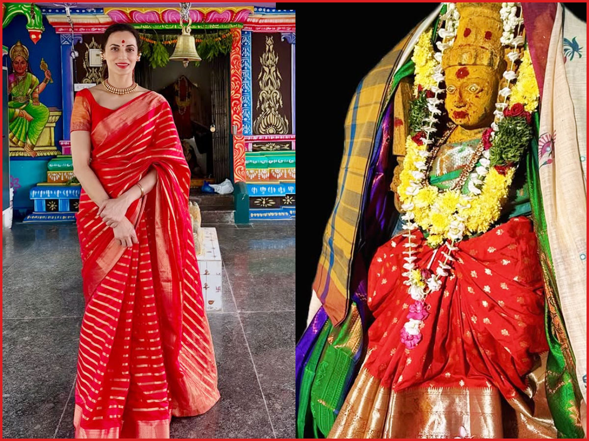Chaitra Navratri Special Photos Of Shilpa Reddy At Pochamma Thalli Temple 1