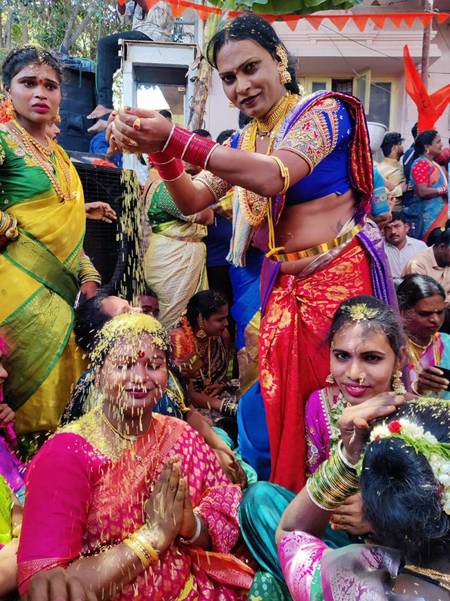 Transgenders Celebrating Sri Rama Navami At Vemulawada Photos13