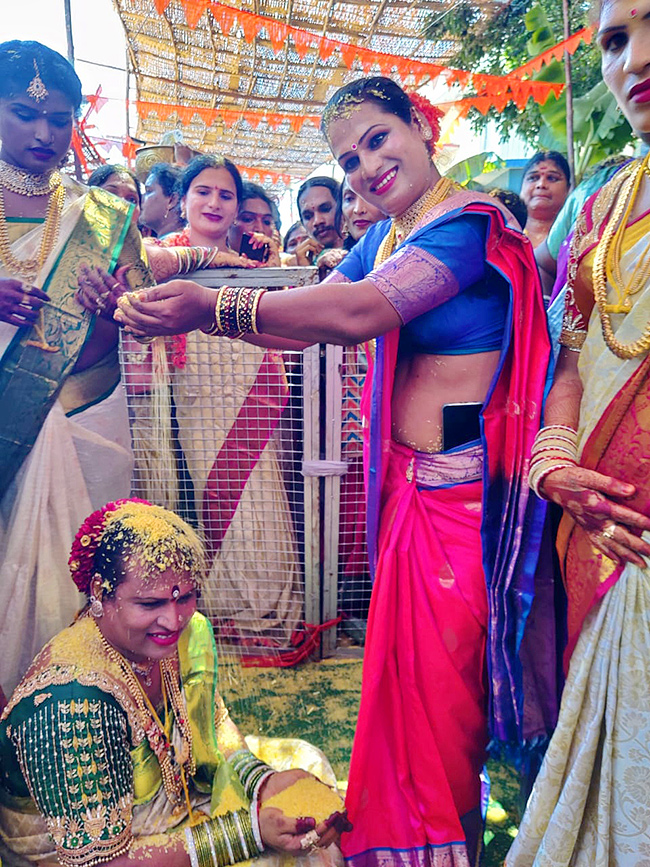 Transgenders Celebrating Sri Rama Navami At Vemulawada Photos16