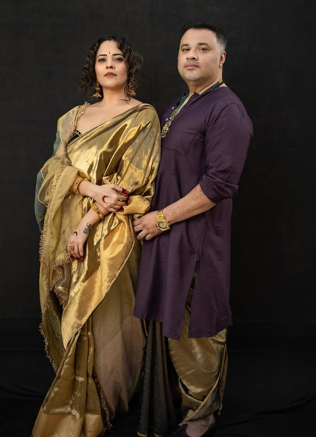 Anasuya bharadwaj festival looks 7
