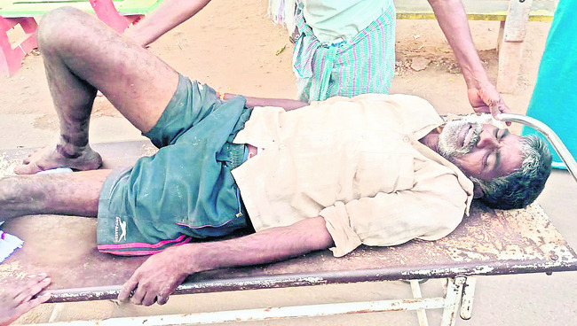ప్రైవేట్ బస్సు ఢీకొని కాడెద్దులు మృతి
1