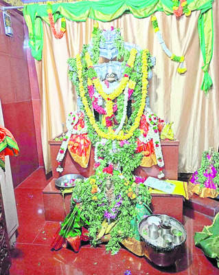 పెండ్లి కుమారుడిగా మీసాల వెంకన్నస్వామి
1