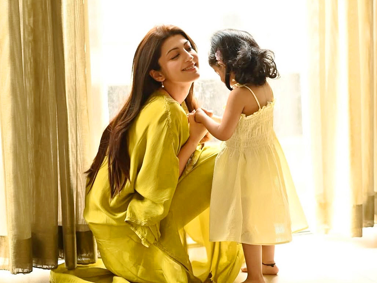 Mothers Day Special.. Have you seen Actress Pranitha children? Photos1