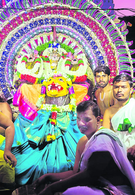 సింహ వాహనంపై శ్రీవారు 1