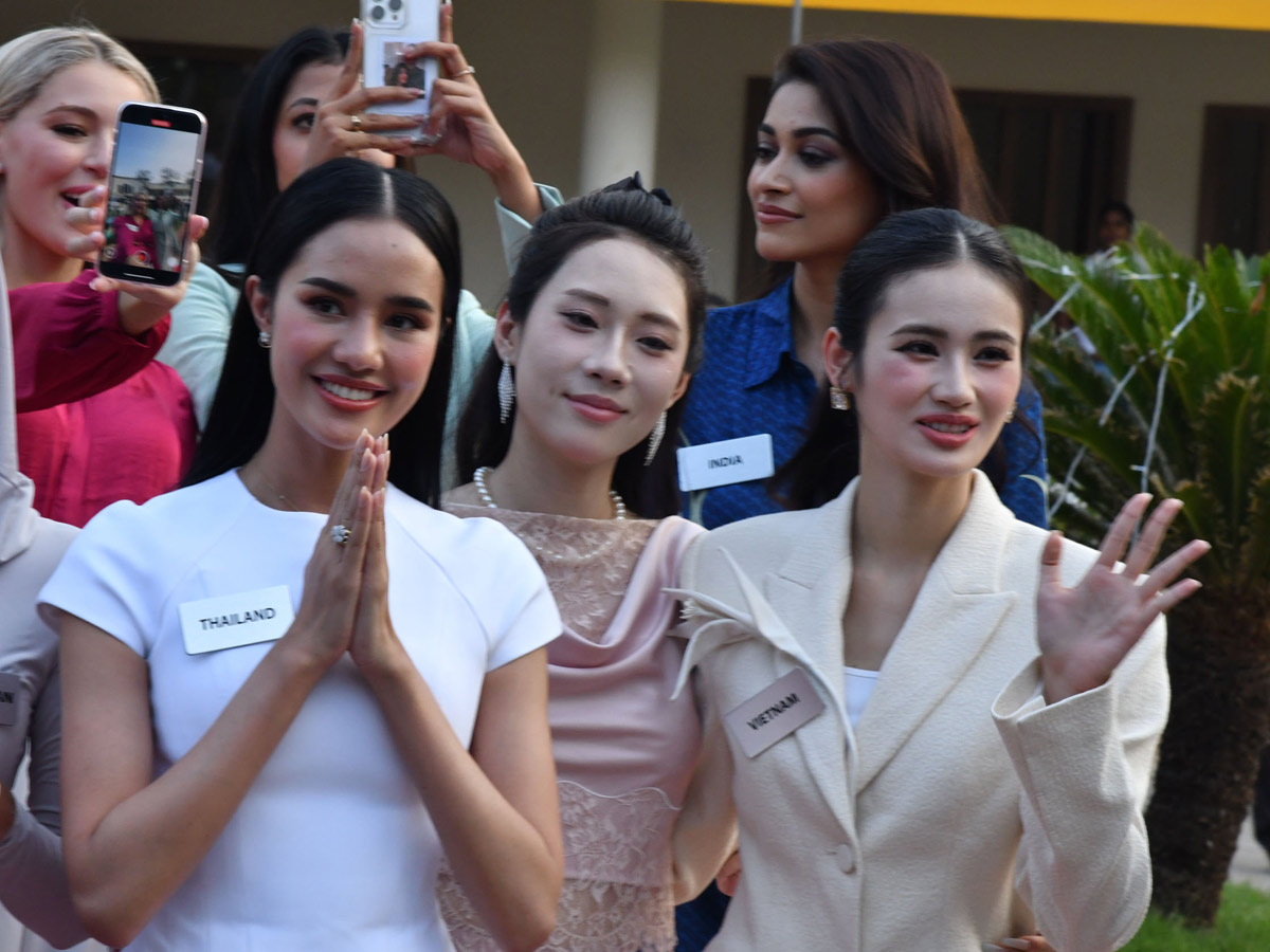 Miss World Contestants Visit Nagarjunasagar Buddhavanam Photos19