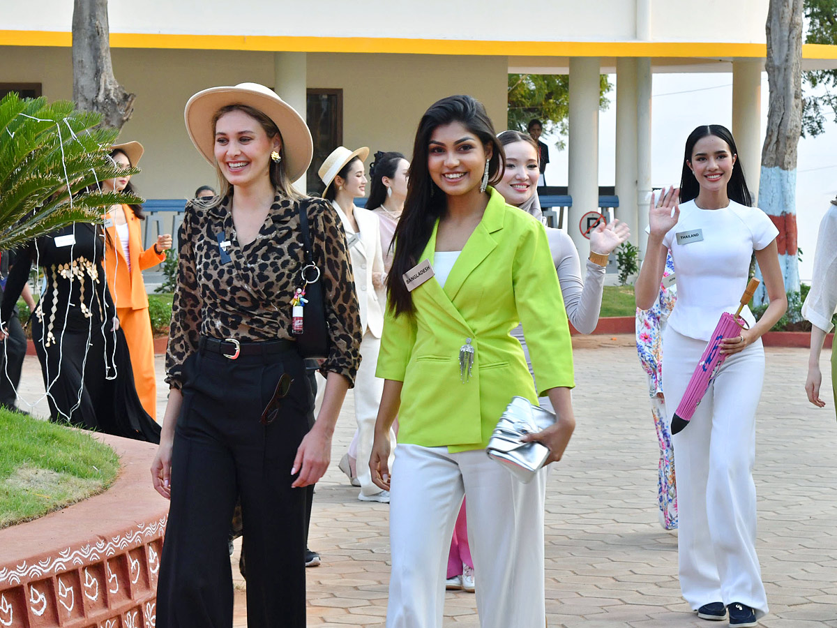 Miss World Contestants Visit Nagarjunasagar Buddhavanam Photos25