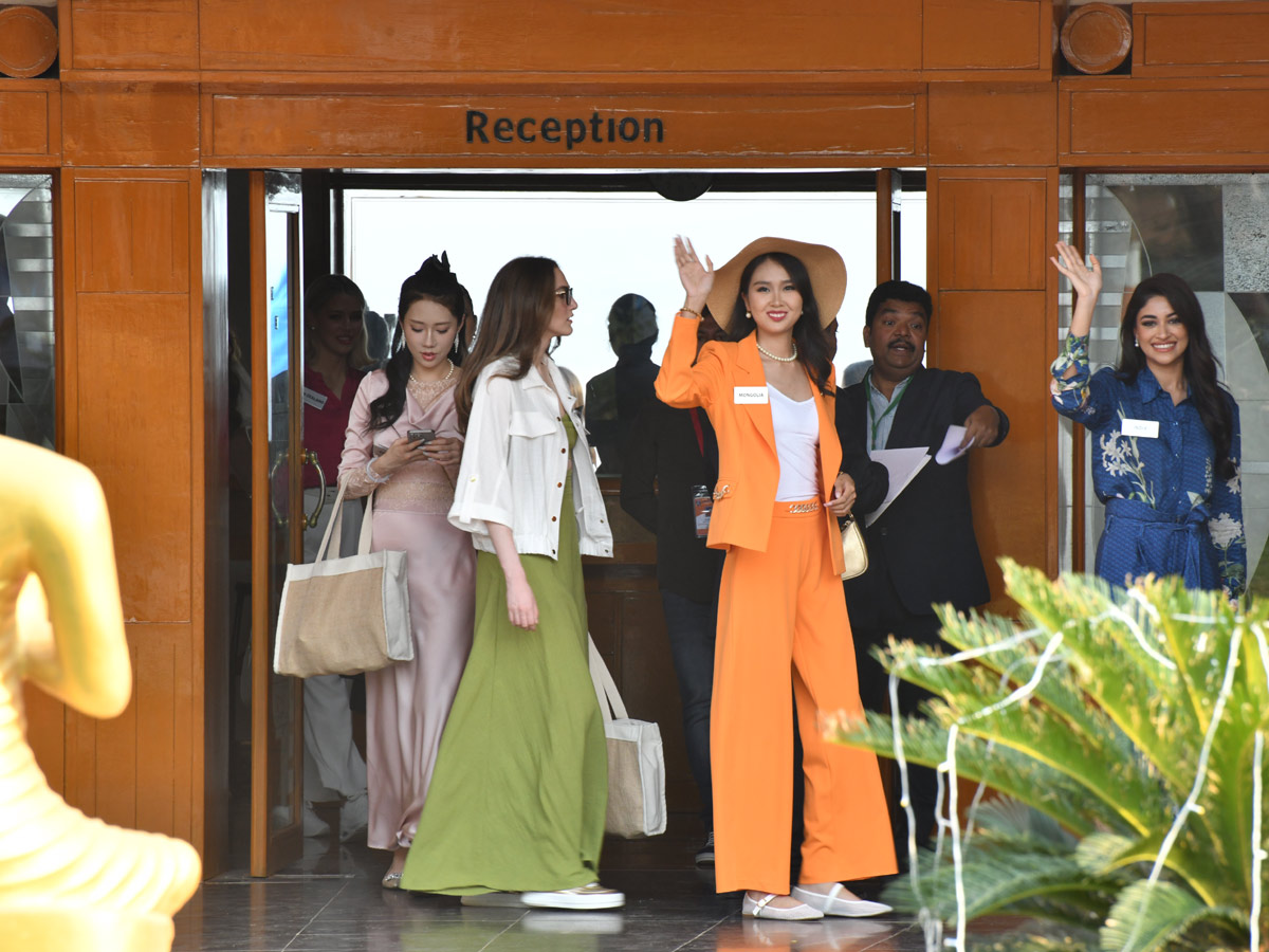 Miss World Contestants Visit Nagarjunasagar Buddhavanam Photos28