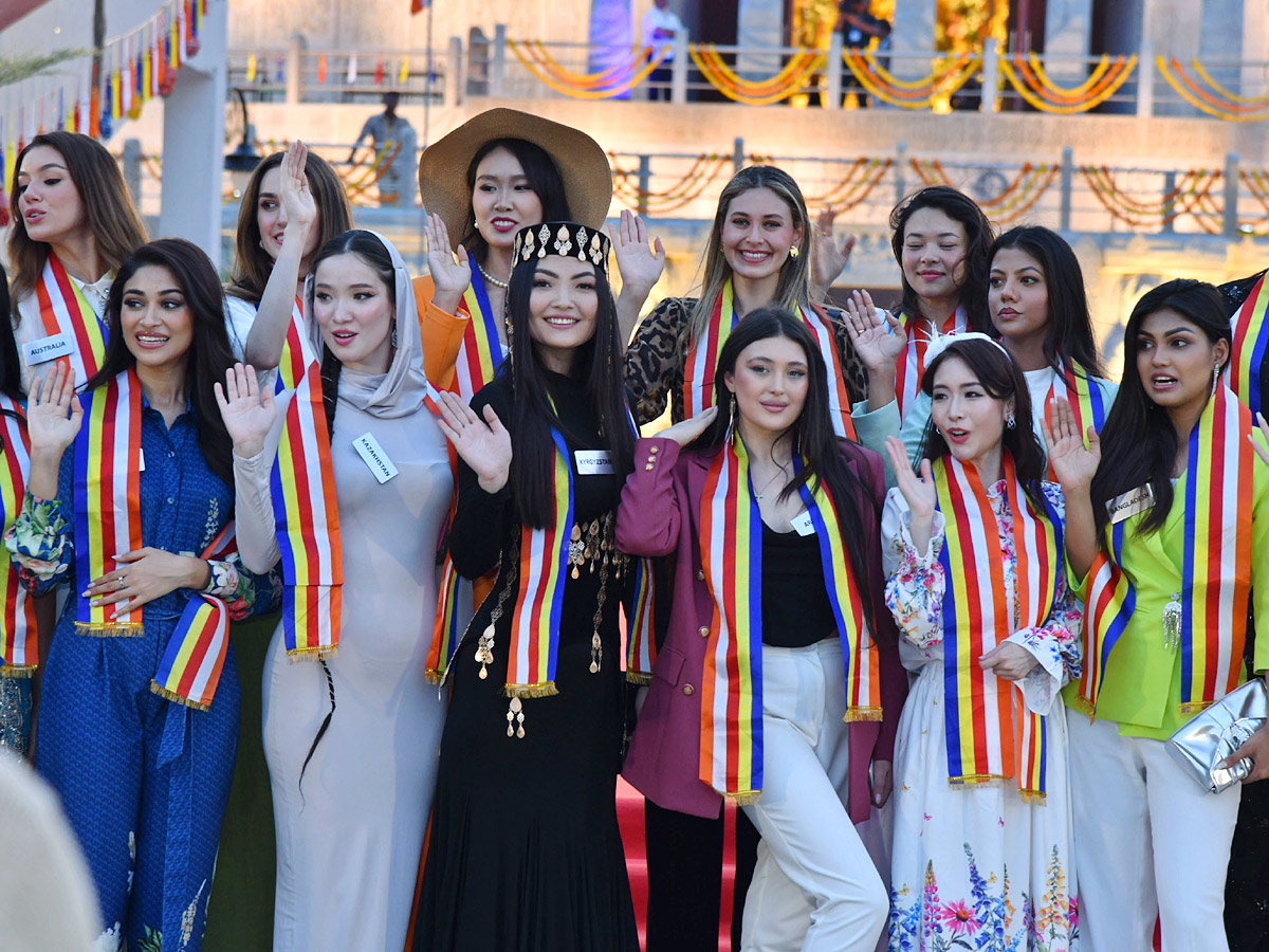 Miss World Contestants Visit Nagarjunasagar Buddhavanam Photos3