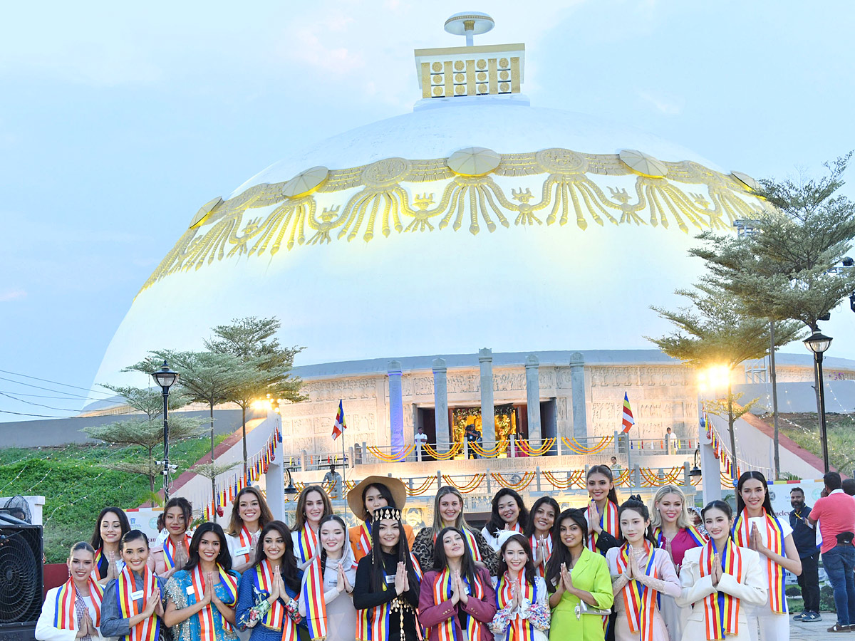 Miss World Contestants Visit Nagarjunasagar Buddhavanam Photos6