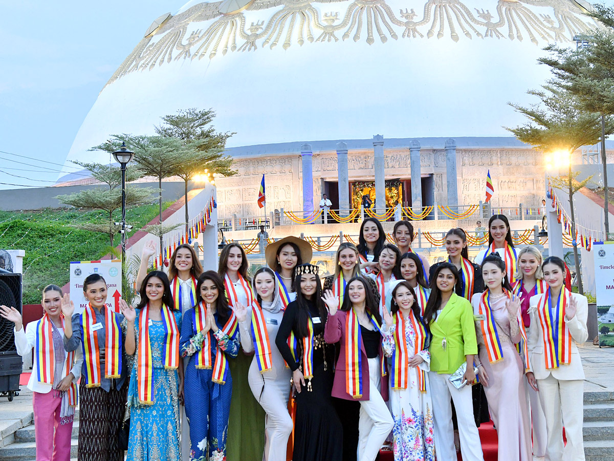 Miss World Contestants Visit Nagarjunasagar Buddhavanam Photos9
