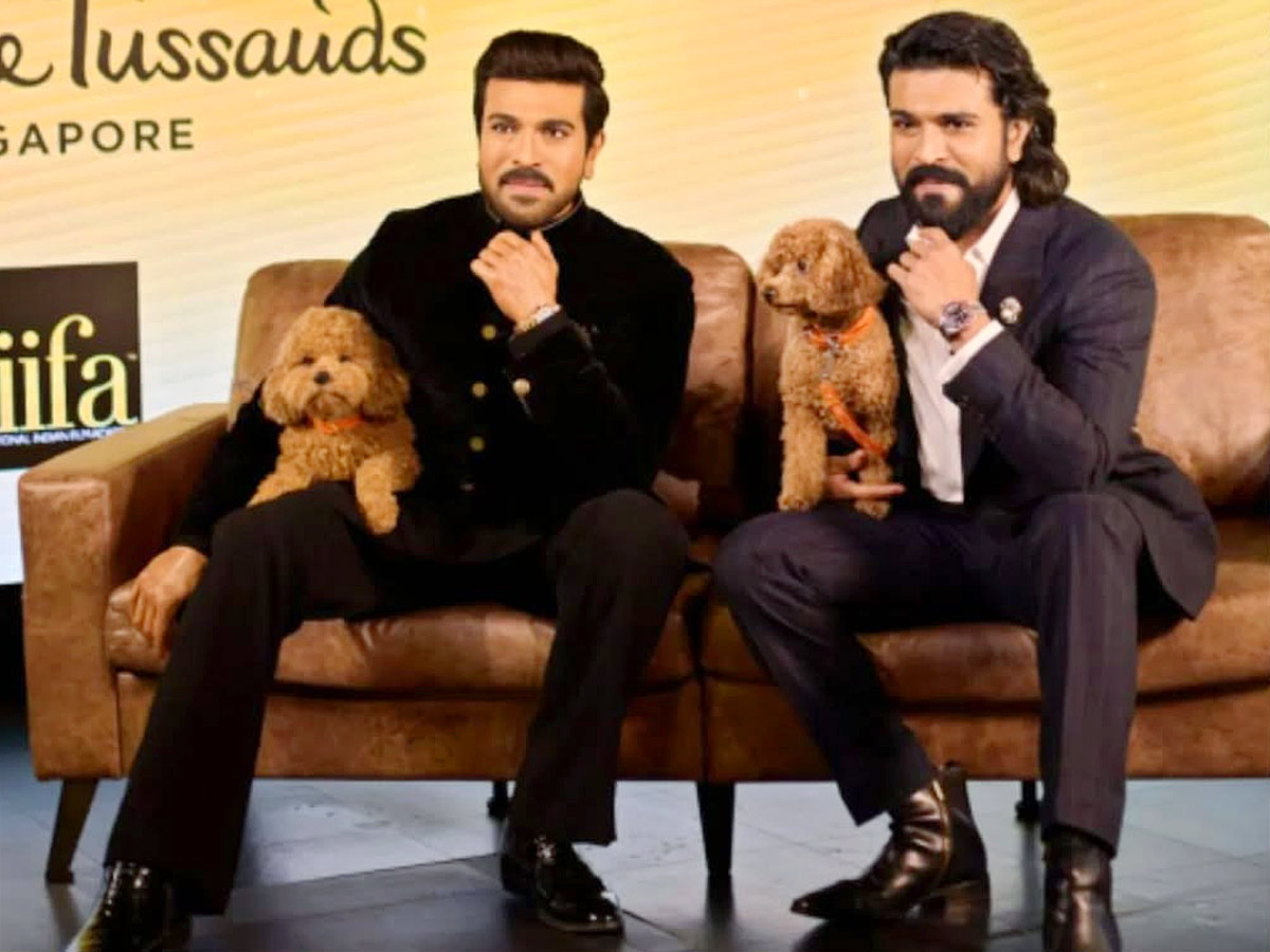 Ram Charan unveils his wax statue in London Photos2