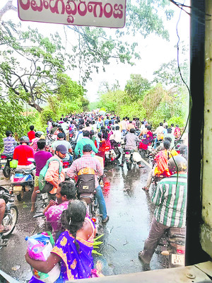 పిడుగు పాటుకు నాలుగు గేదె దూడల మృతి 1