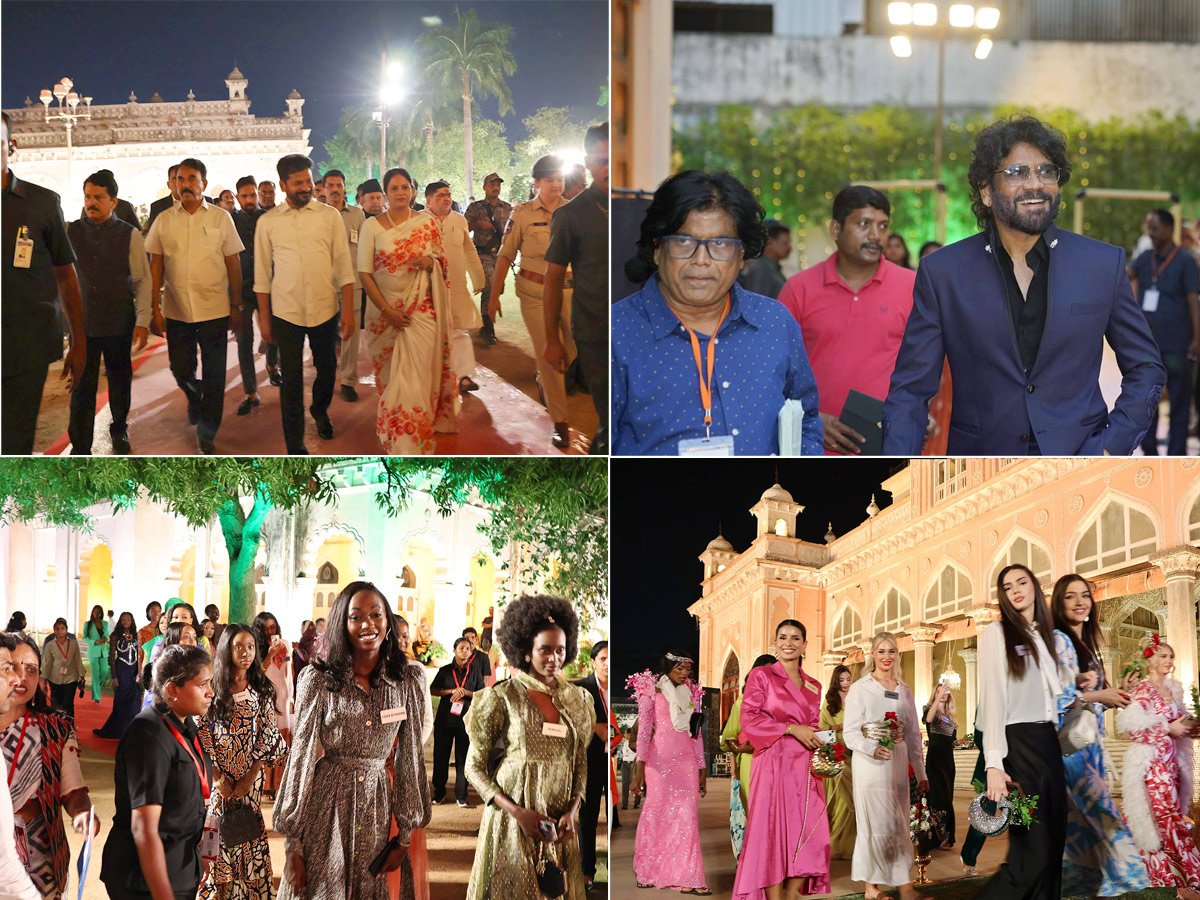 Miss World 2025 Contestants At Chowmahalla Palace, Hyderabad Photos1