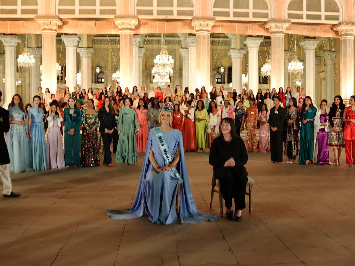 Miss World 2025 Contestants At Chowmahalla Palace, Hyderabad Photos9