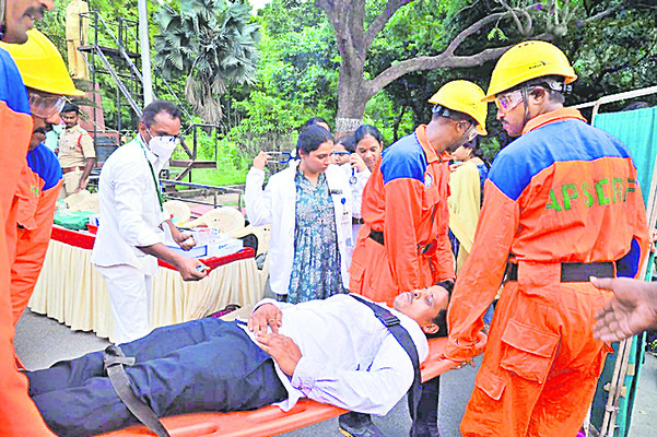 ఎన్టీటీపీఎస్లో మాక్డ్రిల్ 1