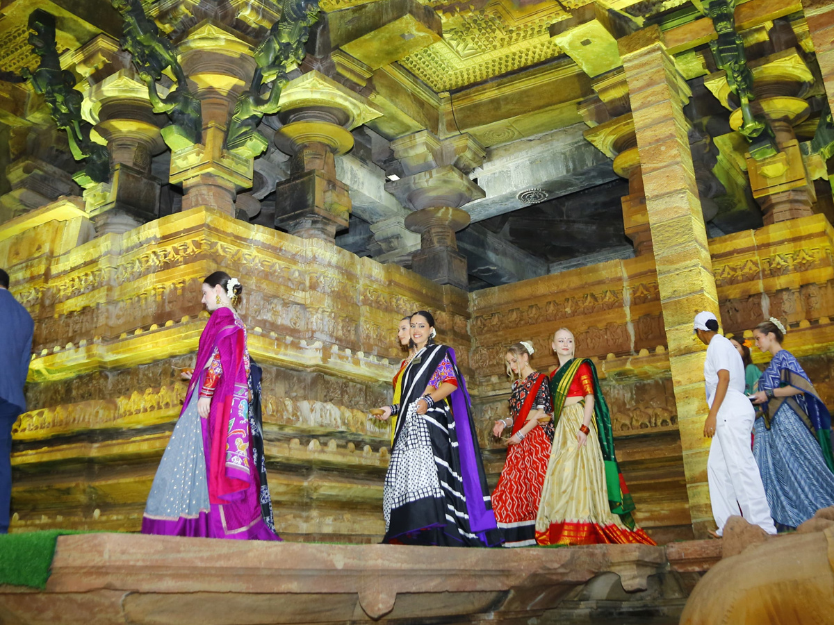 Miss World contestants at Ramappa Temple17