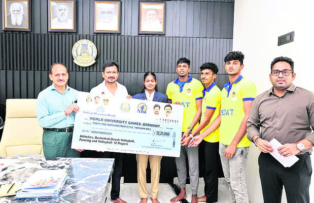 క్రీడాకారులకు ప్రోత్సాహం! 1