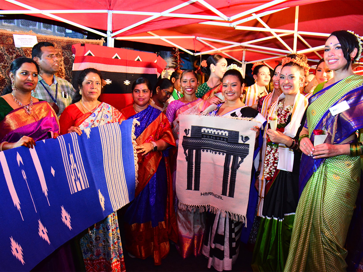 Miss World 2025 Contestants Visit Ramappa Temple Photos13