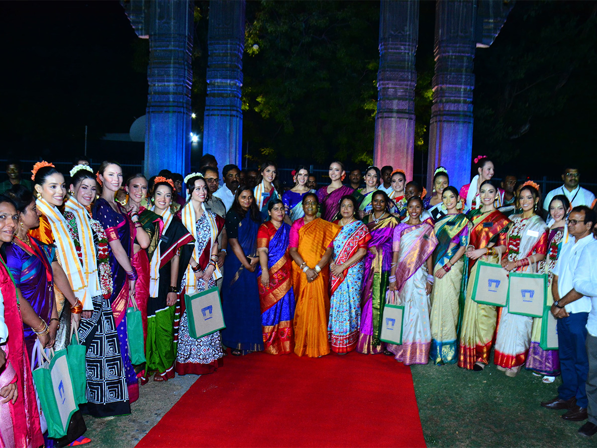 Miss World 2025 Contestants Visit Ramappa Temple Photos21