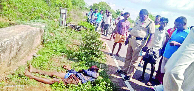 ప్రమాదంలో వ్యక్తి మృతి 1