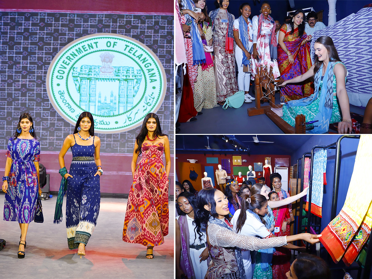 Miss World Contestants Visit Bhoodan Pochampally Photos1