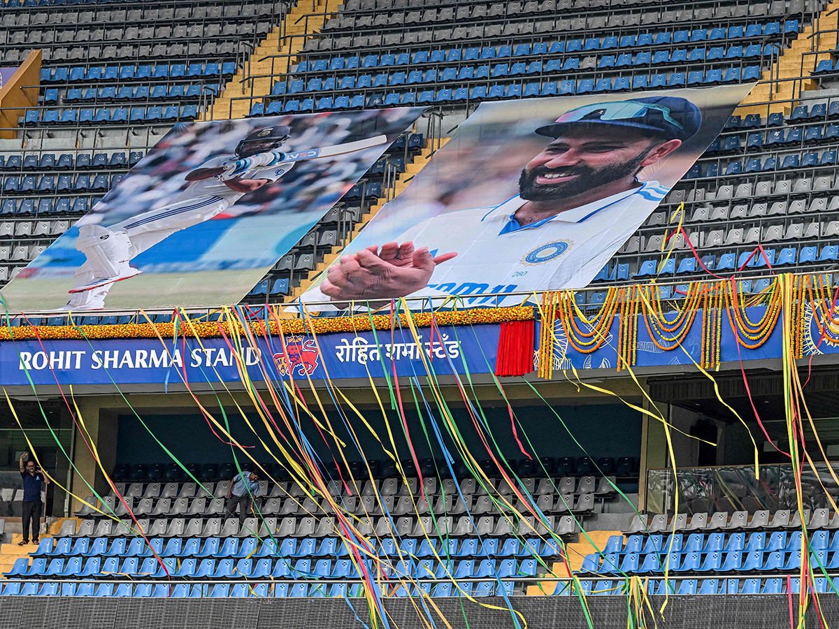 Rohit Sharma Stand at the Wankhede Stadium Photos18