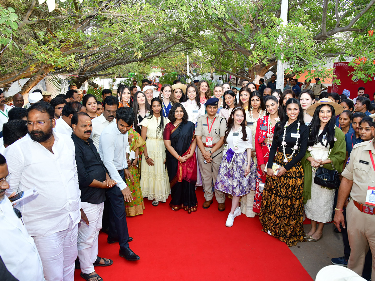 Miss World 2025 Contestants at Pillalamarri Photos12