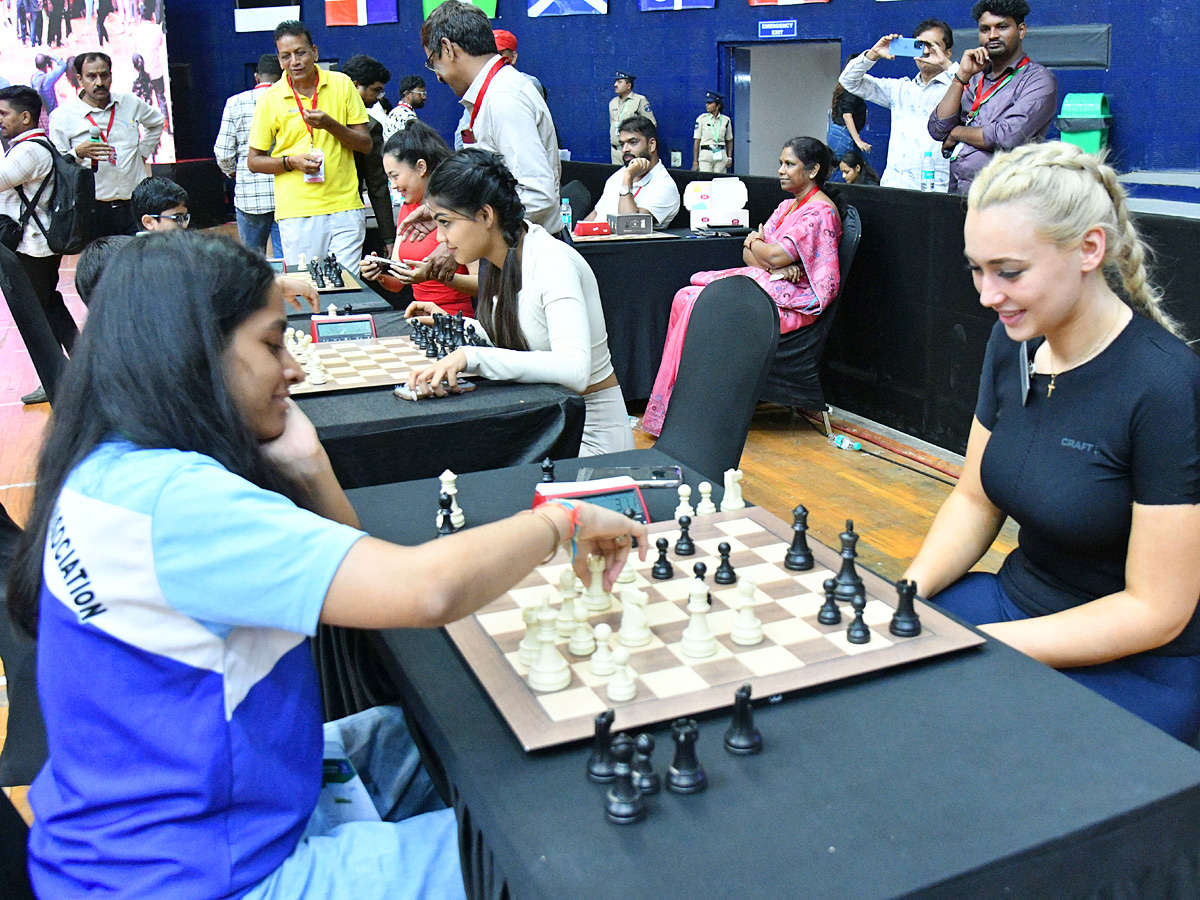 Miss World 2025 Contestants participated in Sports At Gachibowli indoor stadium Photos16