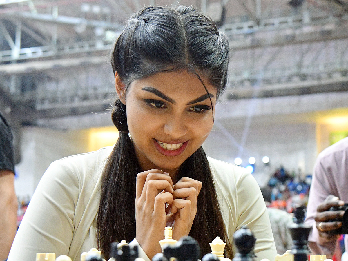 Miss World 2025 Contestants participated in Sports At Gachibowli indoor stadium Photos17