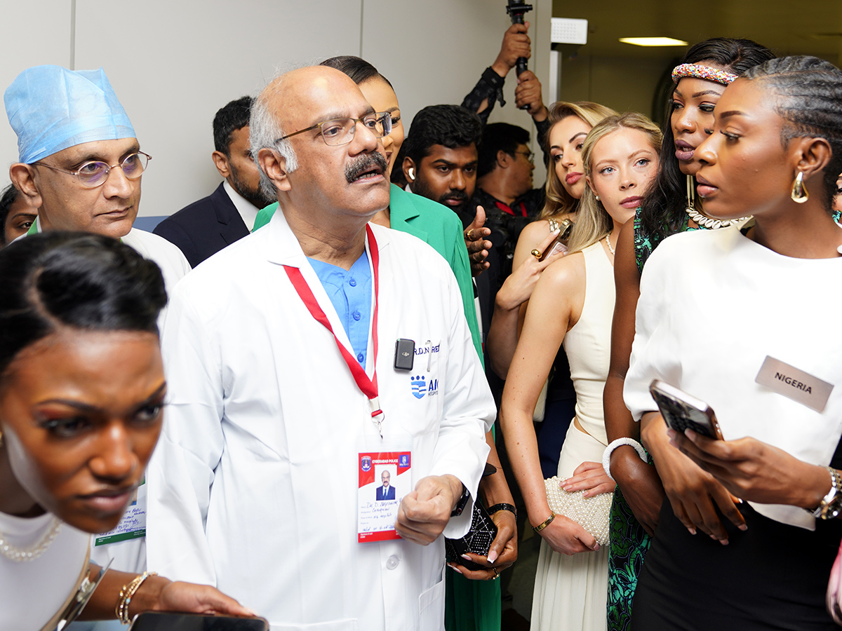 Miss World Contestants Words On AIG Hospitals Gachibowli Photos1