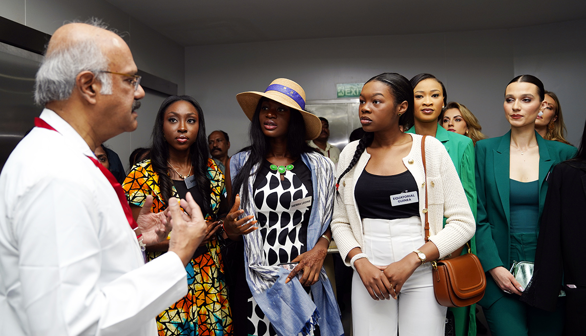 Miss World Contestants Words On AIG Hospitals Gachibowli Photos10