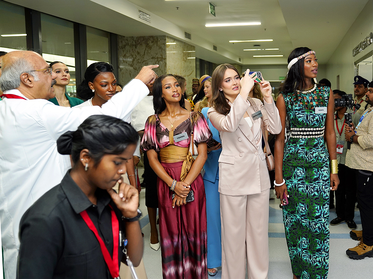 Miss World Contestants Words On AIG Hospitals Gachibowli Photos13