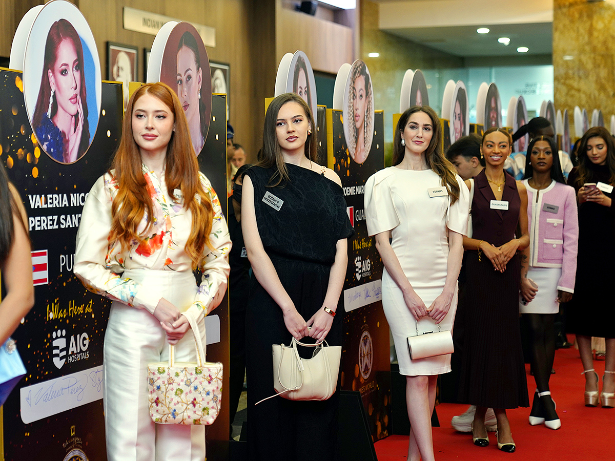 Miss World Contestants Words On AIG Hospitals Gachibowli Photos16