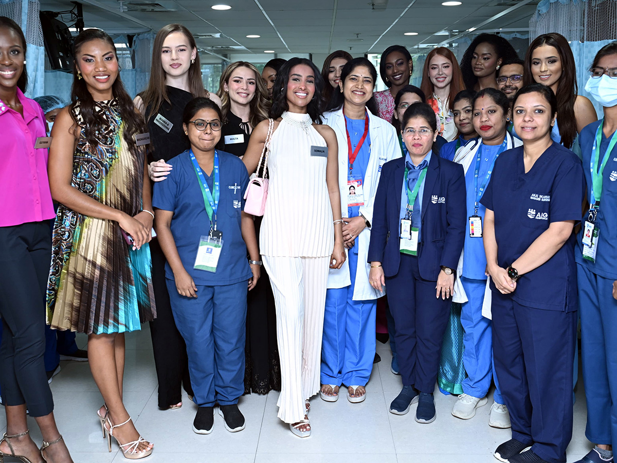 Miss World Contestants Words On AIG Hospitals Gachibowli Photos24