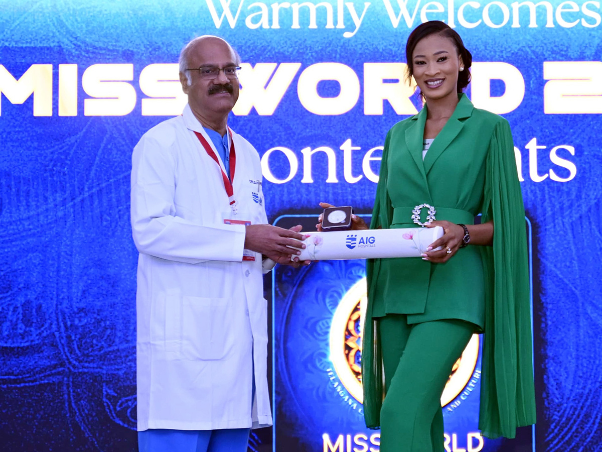 Miss World Contestants Words On AIG Hospitals Gachibowli Photos25