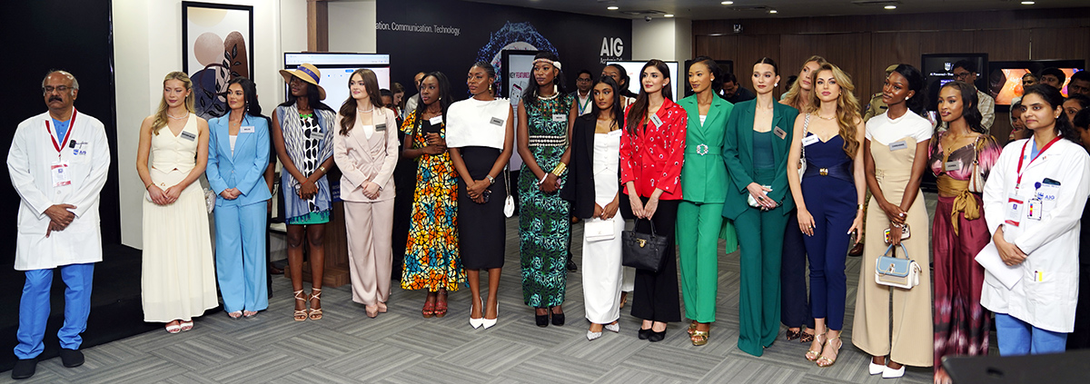 Miss World Contestants Words On AIG Hospitals Gachibowli Photos5