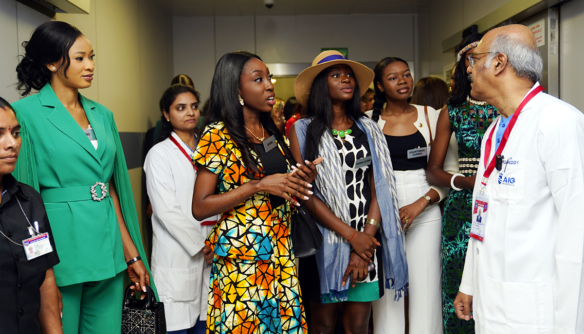 Miss World Contestants Words On AIG Hospitals Gachibowli Photos8