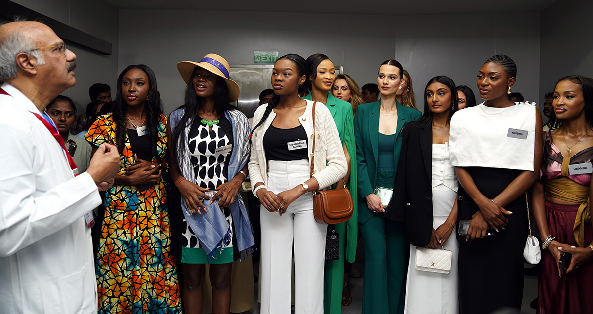 Miss World Contestants Words On AIG Hospitals Gachibowli Photos9