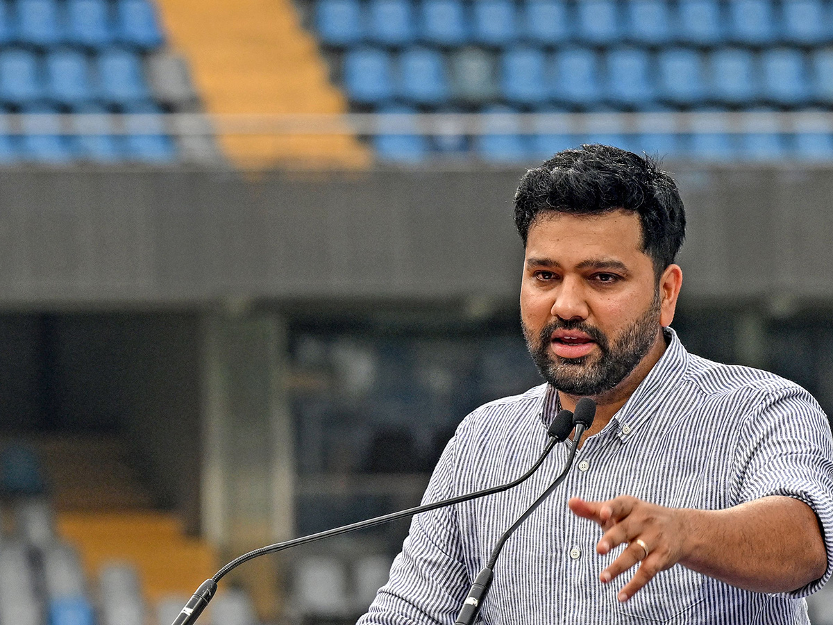 Rohit Sharma Stand at the Wankhede Stadium Photos13