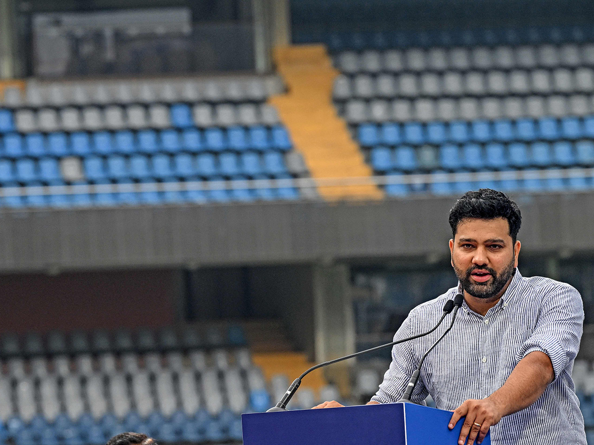 Rohit Sharma Stand at the Wankhede Stadium Photos14
