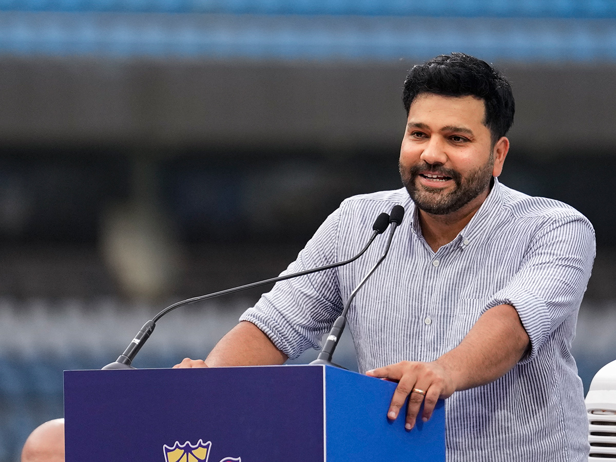 Rohit Sharma Stand at the Wankhede Stadium Photos2