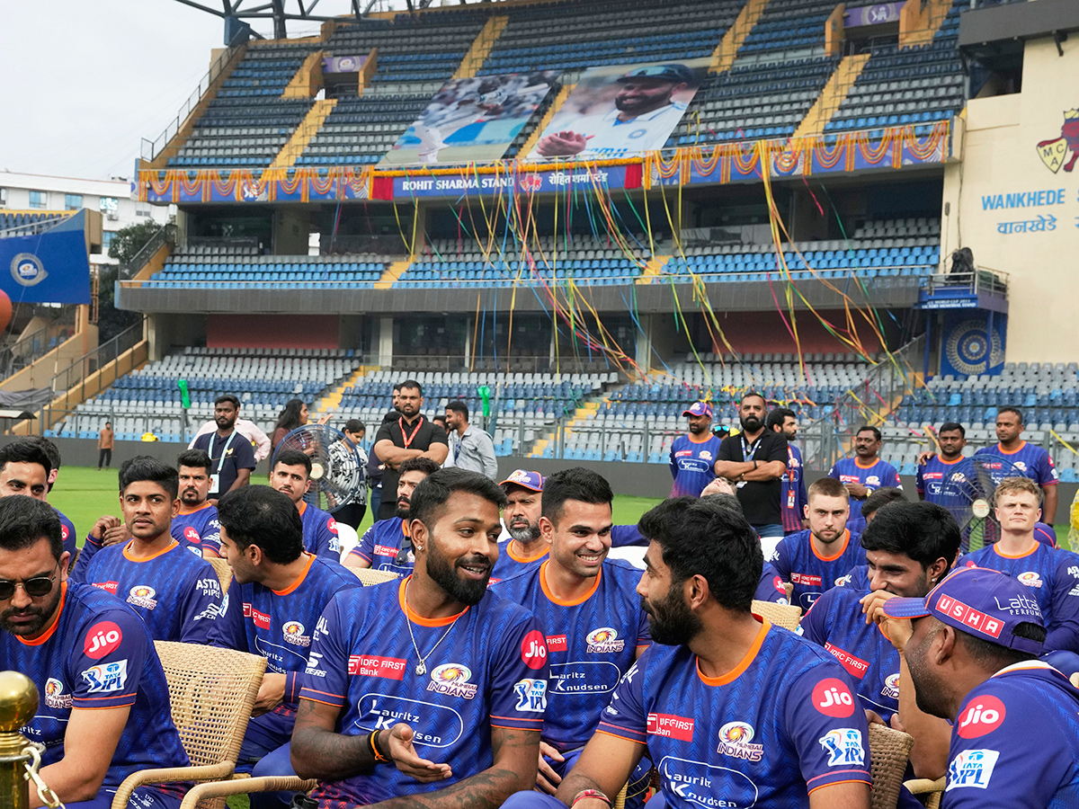 Rohit Sharma Stand at the Wankhede Stadium Photos5