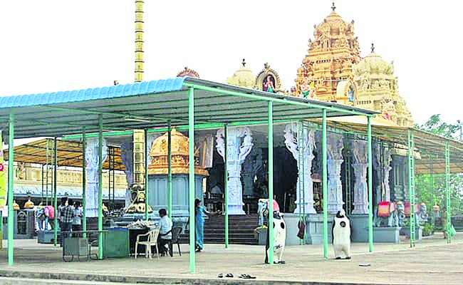 పారిజాతగిరిపై బ్రహ్మోత్సవ శోభ 1
