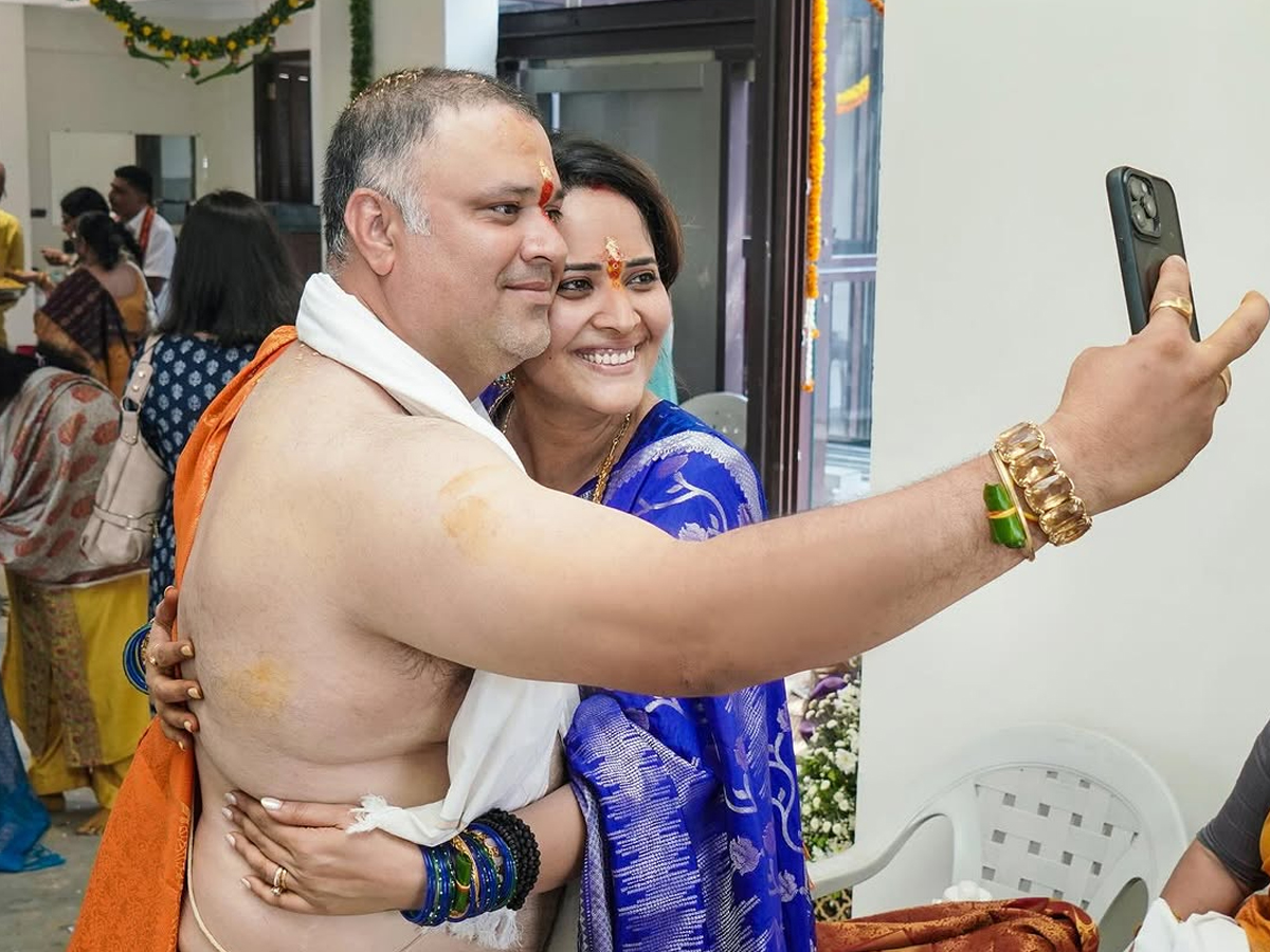Anasuya Bharadwaj new home opening ceremony photos13