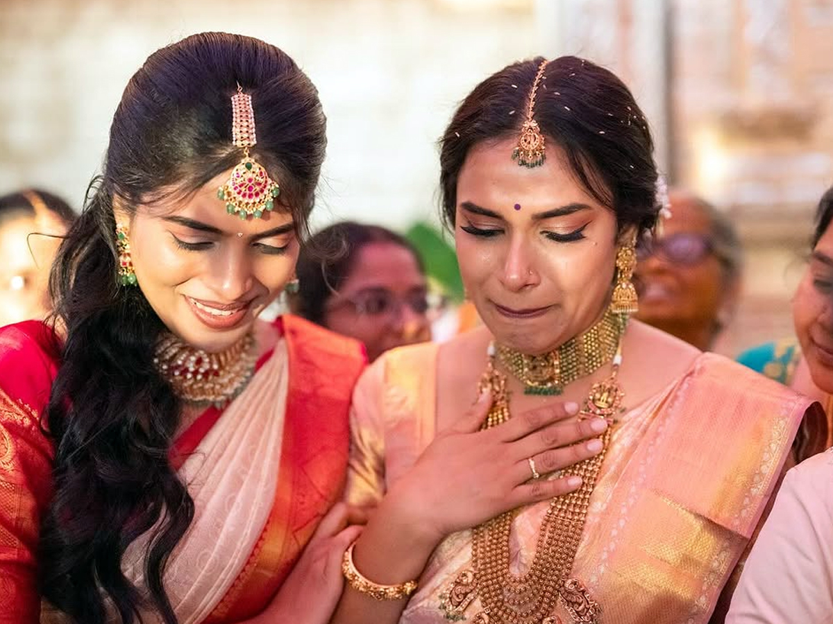 Actress Hariteja at her sister wedding photos14
