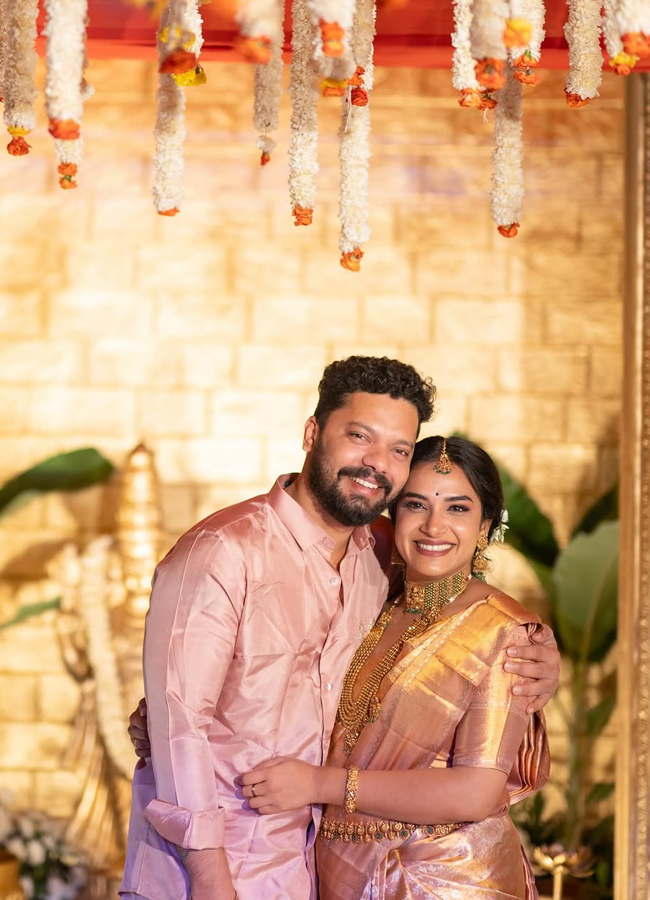 Actress Hariteja at her sister wedding photos16